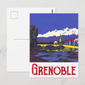 Grenoble, Frankrijk Briefkaart (Voorkant / Achterkant)