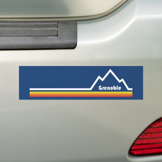 Grenoble, Frankrijk Bumpersticker (Op auto)
