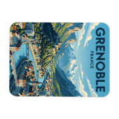 Grenoble Frankrijk Magneet (Horizontaal)
