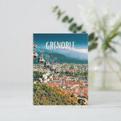 Grenoble Photo Vintage Briefkaart (Staand voorkant)