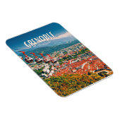 Grenoble Photo Vintage Magneet (Rechterzijde)