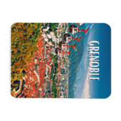 Grenoble Photo Vintage Magneet (Horizontaal)