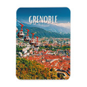 Grenoble Photo Vintage Magneet (Verticaal)