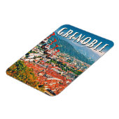 Grenoble Photo Vintage Magneet (Linkerzijde)