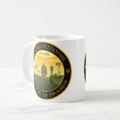 Grenora Centennial Officiële logo Mok (Voorkant links)