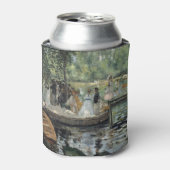 Grenouillere Renoir impressionistische schilderkun Blikjeskoeler (Blikje Voorkant)