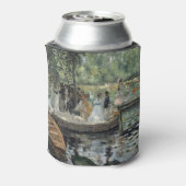 Grenouillere Renoir impressionistische schilderkun Blikjeskoeler (Blikje Achterkant)