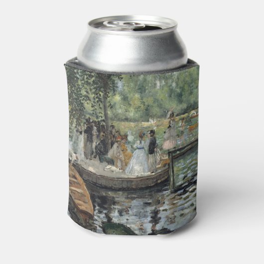 Grenouillere Renoir impressionistische schilderkun Blikjeskoeler (Blikje Achterkant)