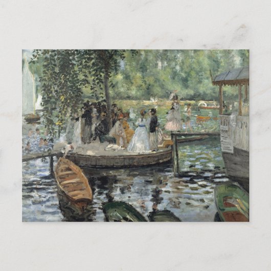 Grenouillere Renoir impressionistische schilderkun Briefkaart (Voorkant)