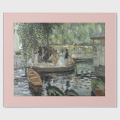 Grenouillere Renoir impressionistische schilderkun Cadeaupapier (Vlak)