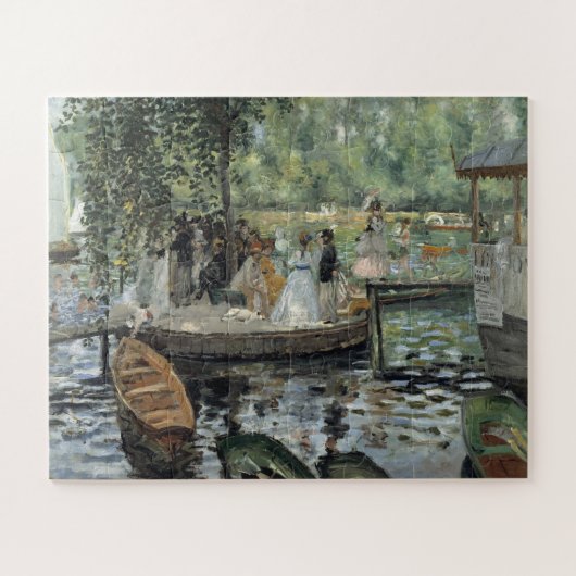 Grenouillere Renoir impressionistische schilderkun Legpuzzel (Horizontaal)