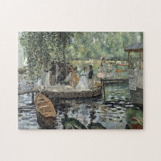 Grenouillere Renoir impressionistische schilderkun Legpuzzel (Horizontaal)