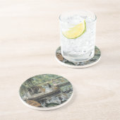 Grenouillere Renoir impressionistische schilderkun Zandsteen Onderzetter (Zijkant)