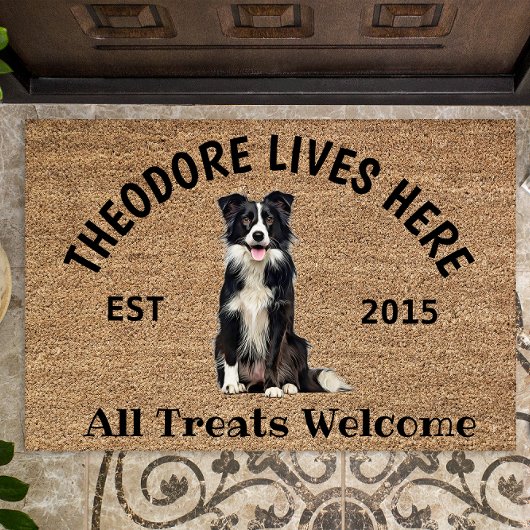 Grens Aangepast Hondenliefhebber aan Collie Deurmat