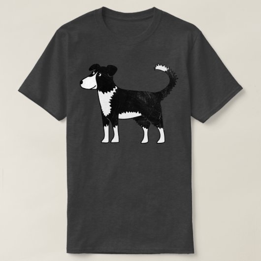 Grens Collie 1 T-shirt (Design voorkant)
