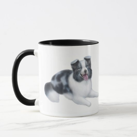 Grens Collie Blue Merle Mok (Links)