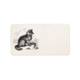  GRENS Collie Dog Persoonlijke Retro Honden Etiket