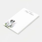 GRENS Collie Hondenliefhebber Cute Puppy Personate Post-it® Notes (Schuin)