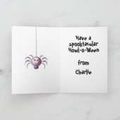 Grens Collie Howl-o-Ween Greeting Kaart (Binnen)