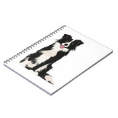 Grens Collie Illustratie! Notitieboek (Linkerzijde)
