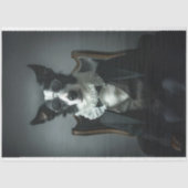 Grens Collie in Suite Shades Decoupage Tissuepapier (Voorkant)