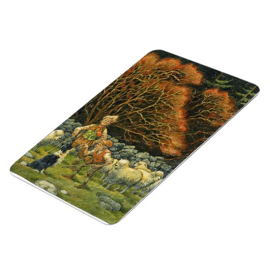 Grens Collie Magnet ~ Herder en Schaap Magneet (Linkerzijde)