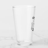 Grens Collie moderne kunst schattige hondenras slo Glas (Rechts)