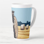 Grens Collie op Boerderij Latte Mok (Rechterhoek)