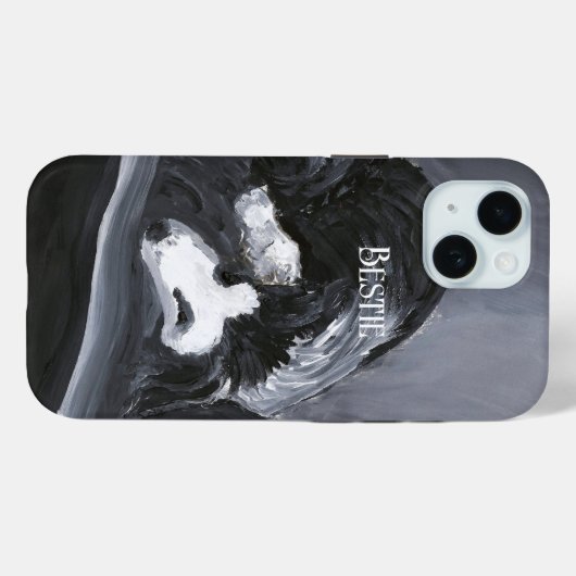 Grens Collie Vastleggen Schilderij Gepersonaliseer Case-Mate iPhone Case (Achterkant (horizontaal))
