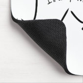 Grens Collies zeggen: "Ik slaap als ik dood ben!" Muismat (Hoek)