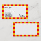 Grens controleren - Rood en Amber Visitekaartje (Voorkant / Achterkant)