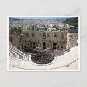 grens dionysus acropolis briefkaart