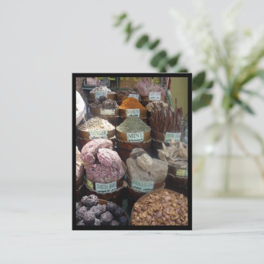 grens egypte - specerij briefkaart (Staand voorkant)