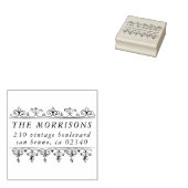 grens Elegante familienaam Retouradres Rubberstempel (Gestempeld)