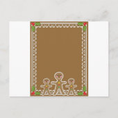 Grens Gingerbrood Man Briefkaart (Voorkant)