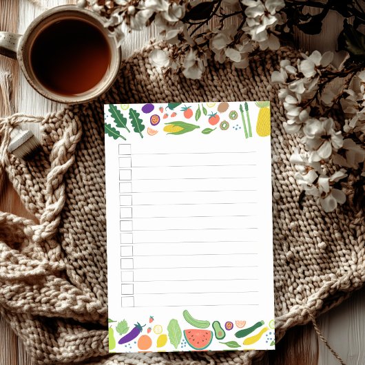 Grens groenten en fruit — checklist voor de verkoo post-it® notes