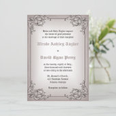  grens - huwelijksuitnodiging kaart (Staand voorkant)