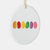 grens Jelly Bean Keramisch Ornament (Rechts)