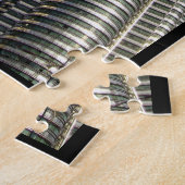 grens met petronaaltorens legpuzzel (Zijkant)