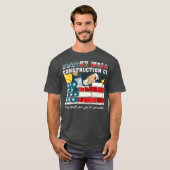 Grens Muur Bouw Co Patriottisch T-shirt (Voorkant volledig)