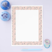 Grens Papier Bloem Printer Briefpapier Flyer (Enkel)