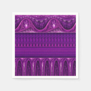 grens - roze violet servetten