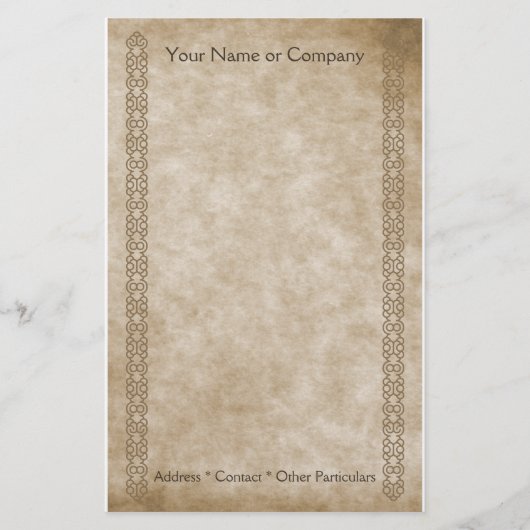  grens Tan Briefpapier (Voorkant)