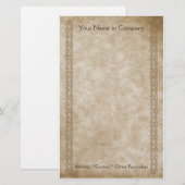  grens Tan Briefpapier (Voorkant / Achterkant)