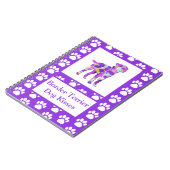 Grens Terriër Hond Kisses Silhouet Leuke PPY&B Notitieboek (Linkerzijde)