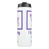 Grens Terriër Hond Leuk Silhouet PPY&B Thermosbeker (Voorkant)