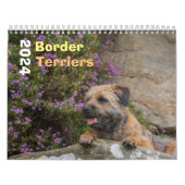 Grens Terrier Hond, Medium, Witte Kalender (Hoes)