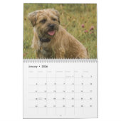 Grens Terrier Hond, Medium, Witte Kalender (Jan 2026)