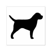 Grens Terrier Hondenras Silhouet Zelfinktende Stempel (Design)