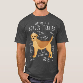 Grens Terriër Wheaten Hond Anatomie 1 T-shirt